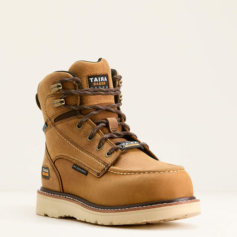 ARIAT WOMEN'S REBAR WEDGE WATERPROOF COMPOSITE TOE WORK BOOT #10053717