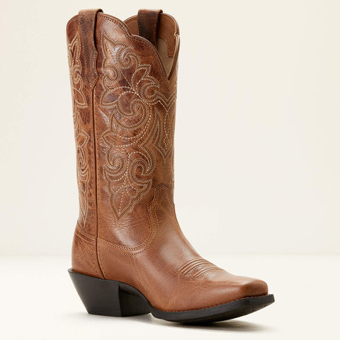 ARIAT WOMEN'S ROUND UP SQUARE TOE WESTERN BOOT #10053733